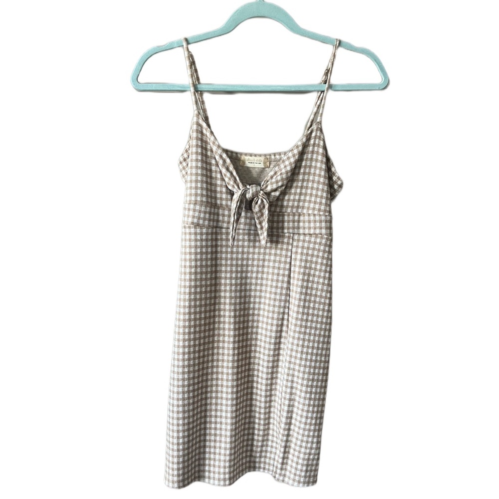 ALTAR’D STATE flannel-style mini dress